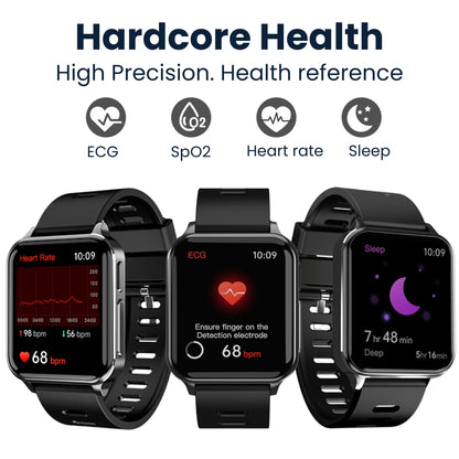 Coxsmart G10-RIG With ECG Heart Rate Blood Oxygen Sleep Monitoring Health SmartWatch