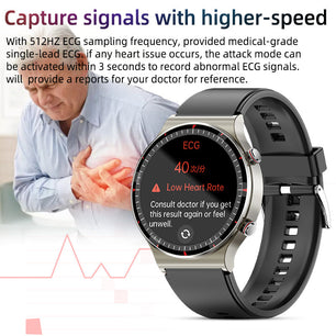 Coxsmart CFDA Smartwatch ECG Blood Oxygen Heart Rate Health Monitoring