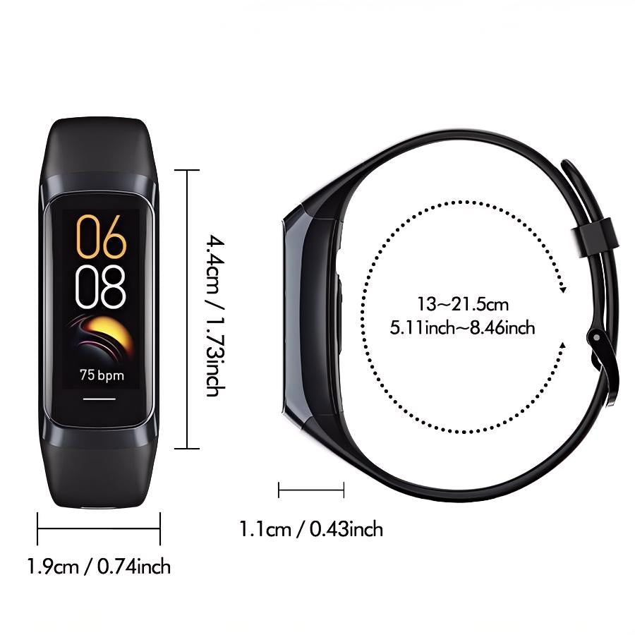 Coxsmart-Cm3-fitness tracker-body size